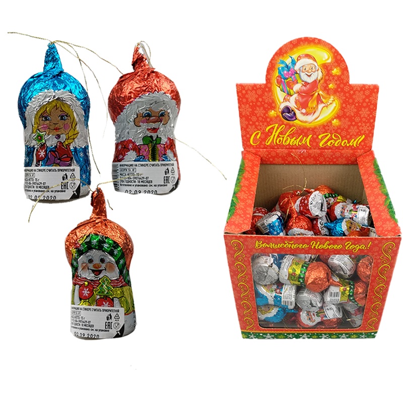 Ассорти 15г: Новый год на нитке 1кор*6бл*60шт,15гр