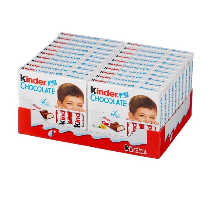 Шоколад kinder Chocolate молочный с молочной начинкой 50 грамм